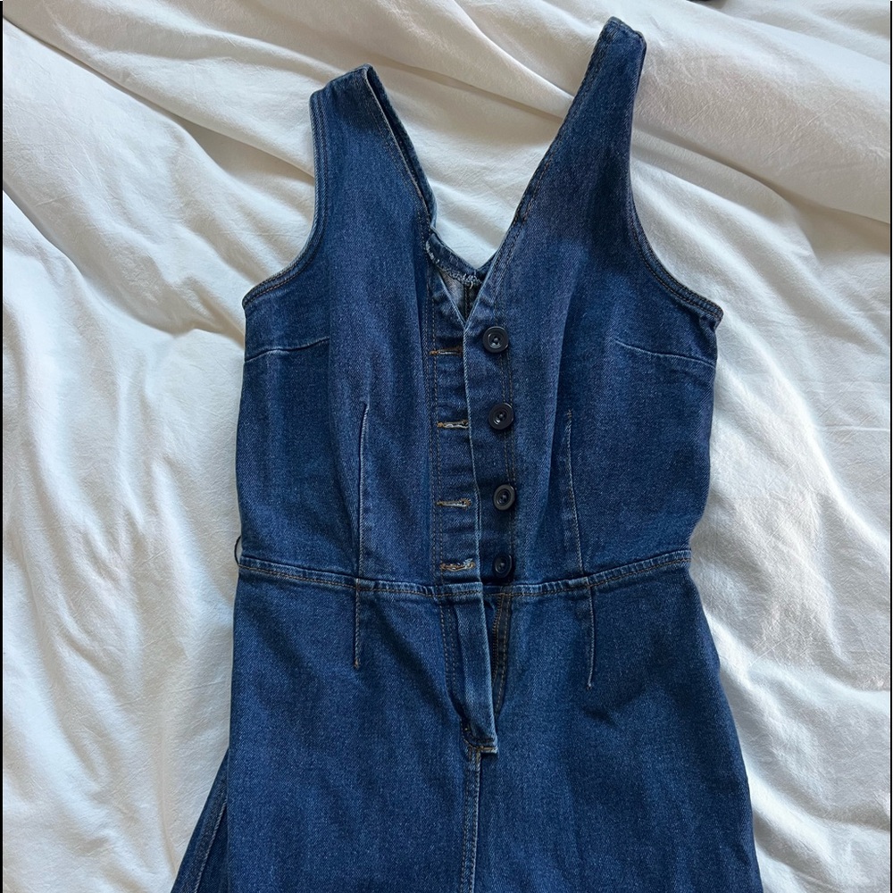 Universal Thread Jean Denim Sleeveless Pantsuit